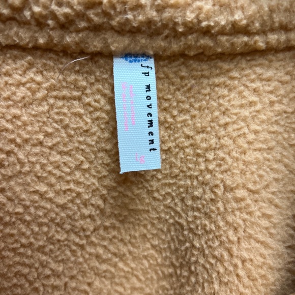 Free People Hit The Slopes Fleece Jacket Moroccan Amber - Picture 6 of 8